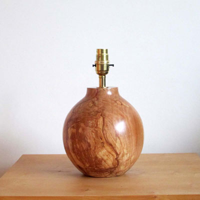  Beech wooden table lamp