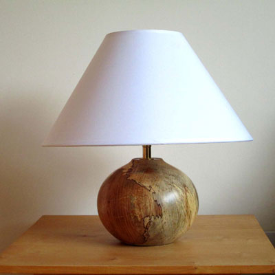  Beech wooden table lamp