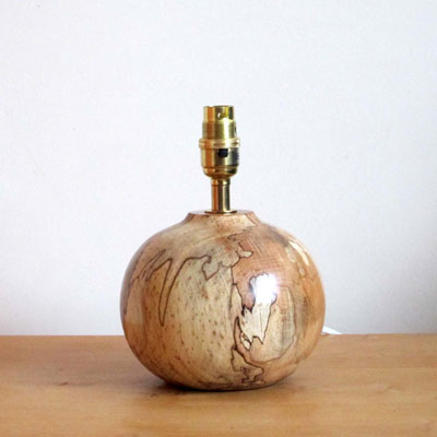  Beech wooden table lamp