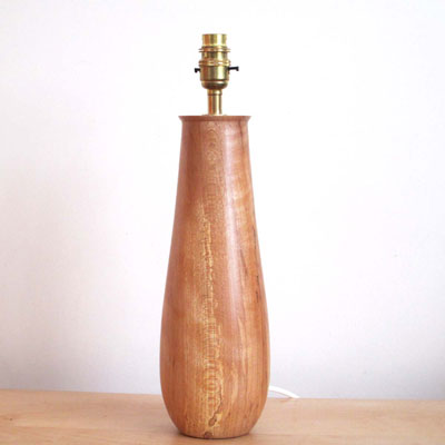 Beech table lamp