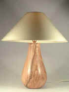 spalted beech wooden table lamp